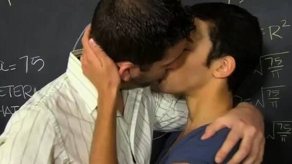hunky gay men making out videps