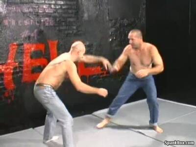 Beefy Daddy and Lean Badboy Wrestle and Fuck Eachother - boyfriendtv.com