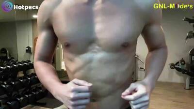 Hot Asian guy training hard his pecs for nipple play! - boyfriendtv.com