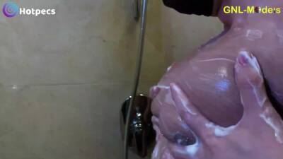 Juicy pecs get worshipped in the shower - boyfriendtv.com