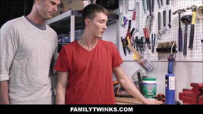 Bill Farnsworth - Skinny Twink Step Son Fucked By Dad In Garage - boyfriendtv.com