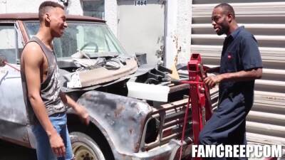 James Jacobs Fucked His Stepdad August Alexander For Car Repairs - boyfriendtv.com