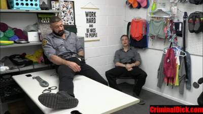 Guy Talk between two horny cops - boyfriendtv.com