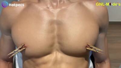 Fit ripped guy gets muscle worship and nipple played! - boyfriendtv.com