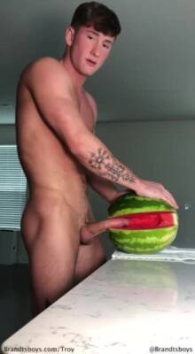 Fucking A Watermelon 🍉 - Troy - boyfriendtv.com