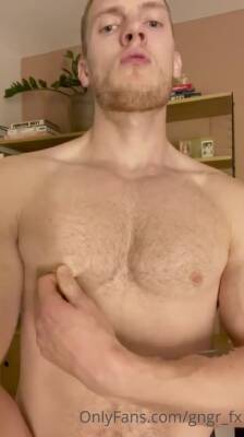 Sexy Ginger jerks his uncut dick - boyfriendtv.com