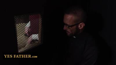 YesFather - Jesse Stone Sucks Father Myles Cock In The Confession Room - boyfriendtv.com