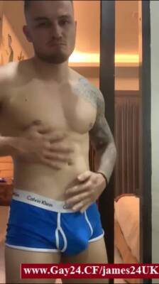 A beautiful Brit shows off his dick and body - boyfriendtv.com - Britain