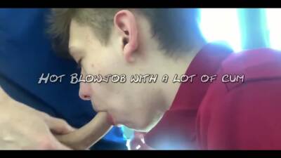 12 - Josh and Jacob - Hot blowjob with a lot of cum - boyfriendtv.com