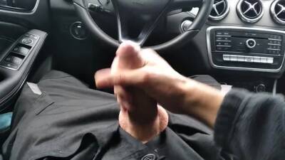 Russian man masturbating in the car - boyfriendtv.com - Russia