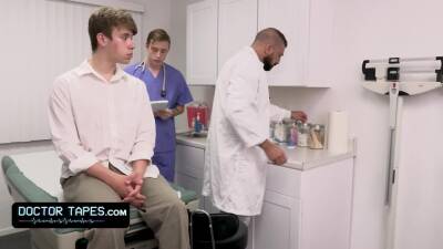 Adorable Innocent Patient Is Fully Submitting To Doctor And His Student During Physical Exam - boyfriendtv.com