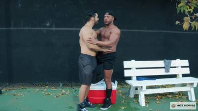 Tennis court fun - boyfriendtv.com