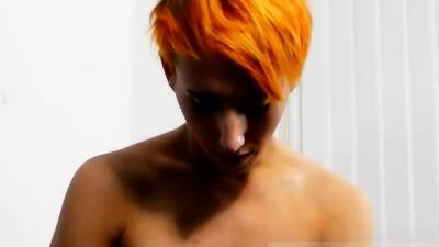 Naturist boy pubic hair gay Bright orange haired Leo Quin - drtuber.com