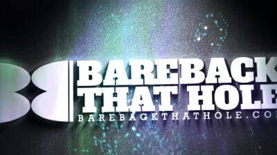 BAREBACKTHATHOLE Bottom Gay Alex Hawk Barebacked Hardcore - drtuber.com